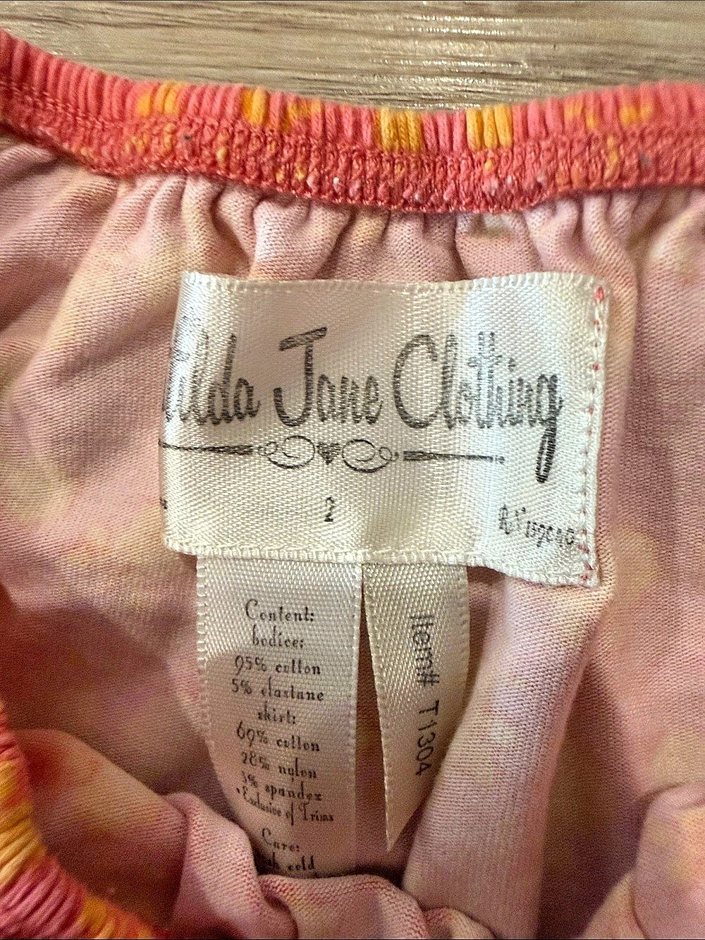Matilda Jane Clothing Strawberry Swing Dress / Tunic Size 2 - Picture 4 of 5